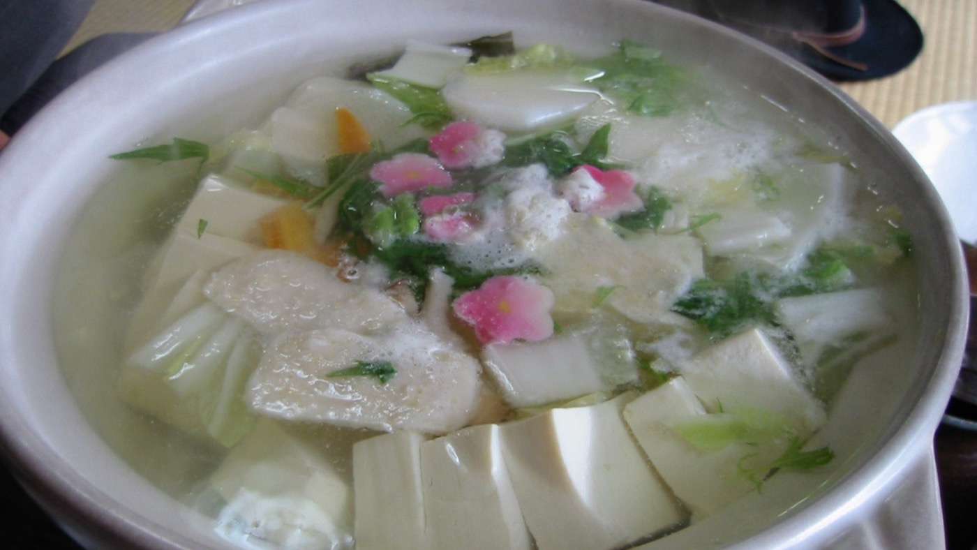 京都の精進料理の膳