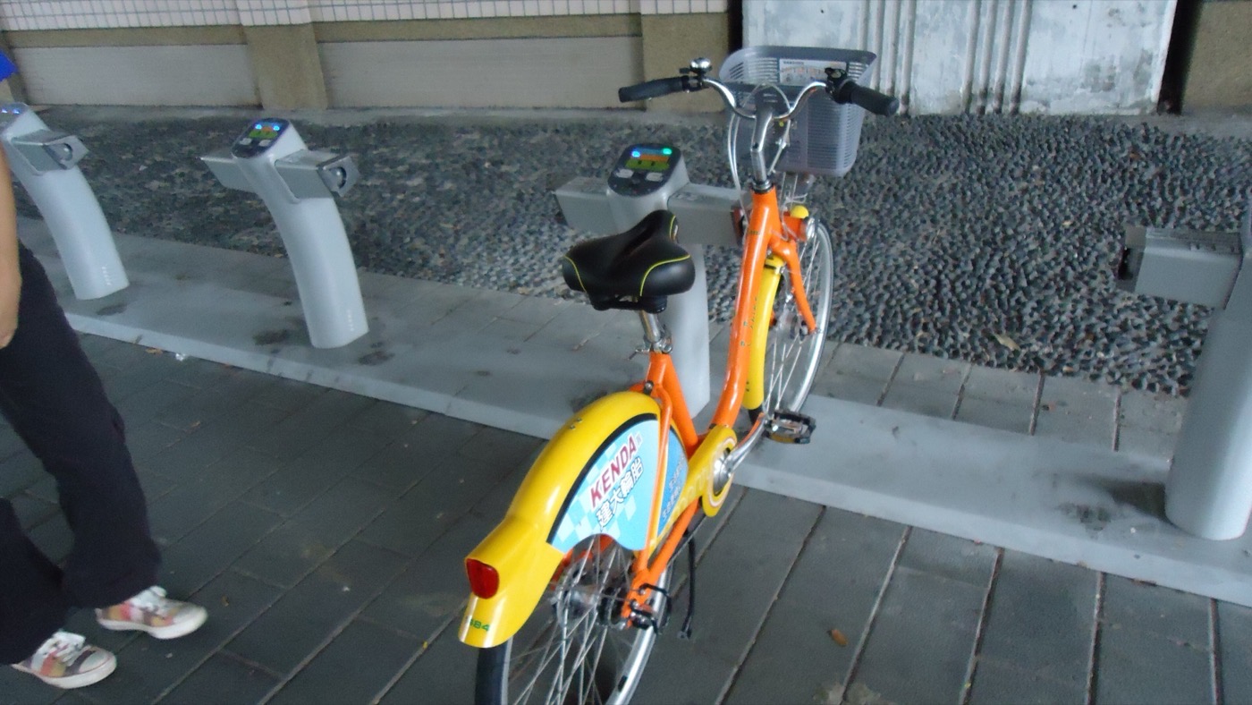 台北のYouBikeの駐輪ステーション