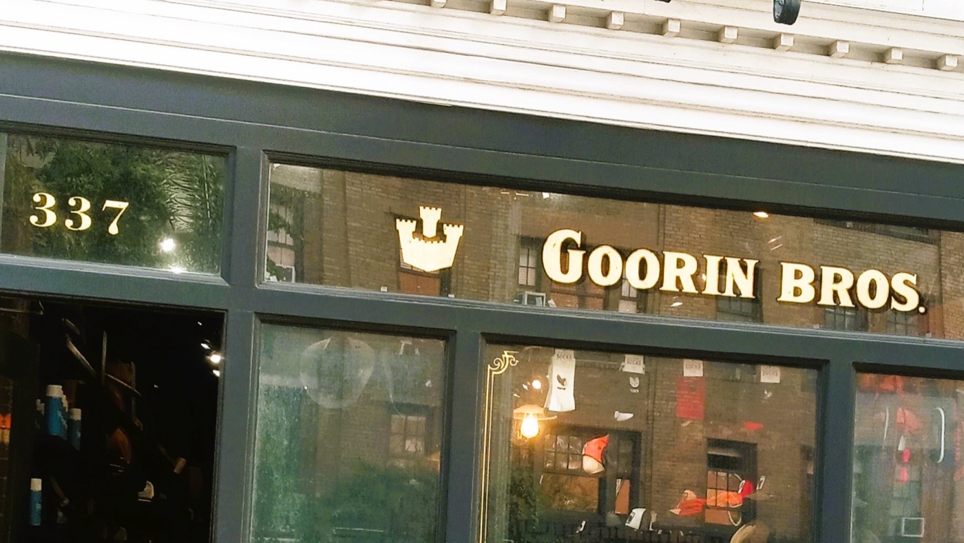 Nineteenth-century storefronts on Bleecker Street, Greenwich Village
